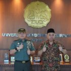 Danrem 071/Wijayakusuma Kolonel Inf Jamaluddin, S.I.P., bersama Rektor Unsoed, Prof. Dr. Ir. Akhmad Sodiq, M.Sc.,