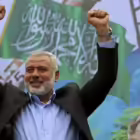 Ismail Haniyeh, yang memegang peranan penting dalam politik Timur Tengah dan merupakan pemimpin tertinggi Hamas di Gaza,