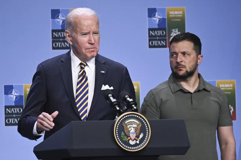 Presiden AS Joe Biden dan rekan-rekannya akan bertemu di Washington untuk menghadiri pertemuan tiga hari yang dimulai pada Selasa, 9 Juli 2024, FOTO: APnews