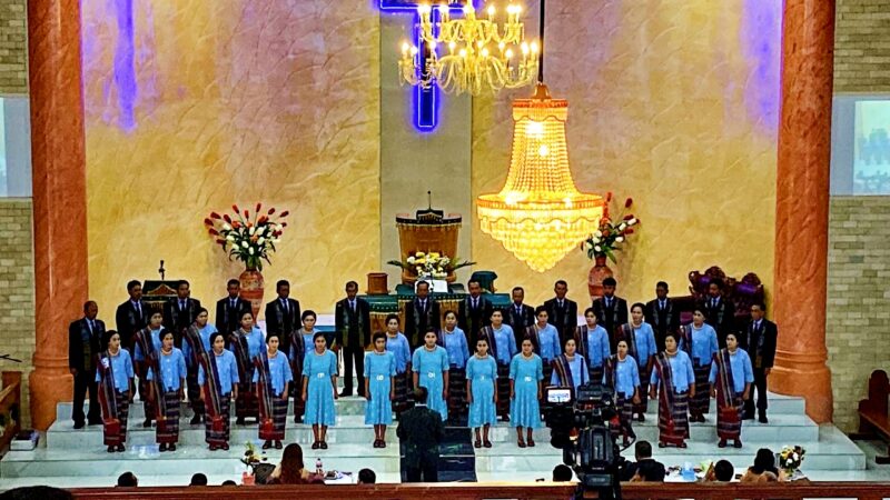 Festival Paduan Suara Wilayah (Pesparawi) VII GKPI Regional Humbang Hasundutan yang dilaksanakan di GKPI Jemaat Khusus Doloksanggul Kota pada Minggu, 30 Juni 2024.