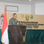 angdam III/Siliwangi diwakili Kasdam III/Slw Brigjen TNI Aminudin menghadiri pengukuhan Ketua dan Pengurus Persatuan Purnawirawan TNI Angkatan Darat (PPAD)