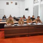 Rapat Pembahasan Rencana Pengembangan GI di Parlilitan melalui video conference (vidcon) di Ruang Rapat Sekretariat Daerah Perkantoran Bukit Inspirasi Doloksanggul, Selasa (23/7/2024)