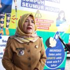Menurut Camat Mancak, Euis Linda Mutia, kegiatan ini dilaksanakan secara serentak di seluruh Indonesia dalam rangka pencanangan pemberian imunisasi nasional polio