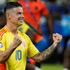 Gol tercipta berkat assist brilian dari James Rodriguez, yang telah mencatatkan assist keenamnya di turnamen ini