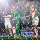 Soccer Football - Euro 2024 - Round of 16 - Austria v Turkey - Leipzig Stadium, Leipzig, Germany - July 2, 2024 Turkey's Mert Gunok, Merih Demiral and Abdulkerim Bardakci react REUTERS