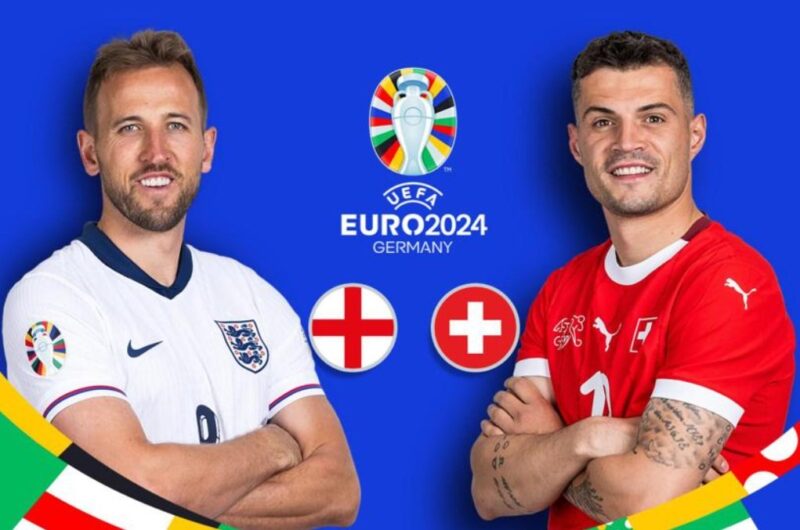 Inggris Vs Swiss di Esprit Arena, Dusseldorf, Jerman, pada Sabtu (6/7/2024) Kick Off pukul 23.00 WIB