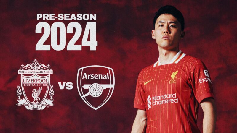  Liverpool akan menghadapi Arsenal dalam pertandingan Liga Premier di Lincoln Financial Field, AS,  pada hari Kamis, 1 Agustus 2024, kick-off pukul 06.30 WIB