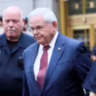 U.S. Senator Robert Menendez (D-NJ) looks on, following his bribery trial in connection with an alleged corrupt relationship with three New Jersey businessmen, in New York City, U.S., July 16, 2024. REUTERS/Brendan McDermid/File Photo