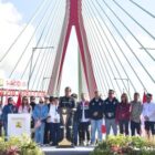 Presiden Joko Widodo didampingi Ibu Iriana Joko Widodo meresmikan Jembatan Pulau Balang, Kabupaten Penajam Paser Utara, Provinsi Kalimantan Timur, pada Minggu, 28 Juli 2024. Foto: BPMI Setpres/Rusman