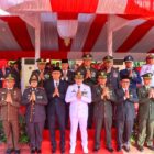Polresta Cirebon Menggelar Upacara Peringatan HUT Kemerdekaan RI Ke-79 di halaman Mapolresta Cirebon, Sabtu (17/08/2024)