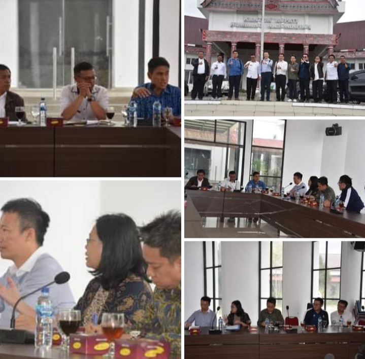 Pemerintah Kabupaten Humbang Hasundutan (Humbahas), yang diwakili oleh Asisten Perekonomian dan Pembangunan Martogi Purba ST MT, Kepala Dinas Pertanian dan Ketahanan Pangan Ir Junter Marbun, bersama OPD terkait dan Manager Lapangan/Tim Transisi Food Estate Humbahas Van Basten, menerima kunjungan kerja Taiwan ICDF (The International Cooperation and Development Fund)