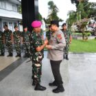 Kepala Kepolisian Daerah Maluku, Irjen Pol Drs. Eddy Sumitro Tambunan M.Si, melaksanakan kunjungan silaturahmi ke Markas Komando Lantamal IX/Ambon