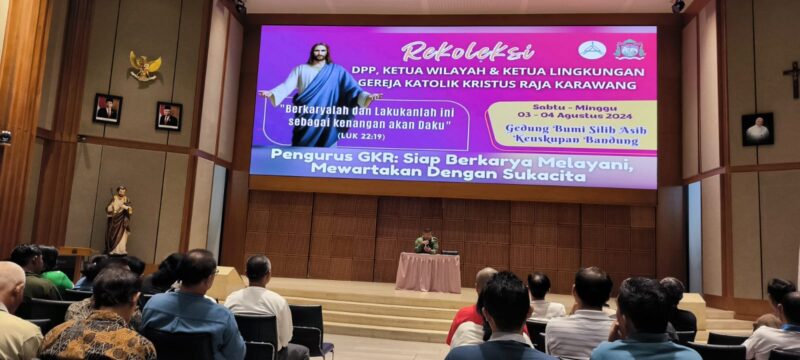 Pada Sabtu, 3 Agustus 2024, Gereja Katolik Kristus Raja Karawang mengadakan acara rekoleksi bagi Dewan Paroki Pleno (DPP), ketua wilayah, dan ketua lingkungan