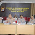  Kepolisian Daerah Maluku menggelar rapat kerja terkait kesiapan dan teknis pelaksanaan Operasi Mantap Praja untuk pengamanan Pilkada serentak di wilayah provinsi Maluku