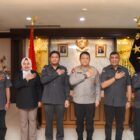 epala Kepolisian Daerah Maluku, Irjen Pol Drs. Eddy Sumitro Tambunan M.Si, menerima kunjungan silaturahmi dari Ketua Komisi Pemilihan Umum (KPU) Maluku, M. Saddek Fuad, dan Ketua Badan Pengawas Pemilihan Umum (Bawaslu) Maluku, Subair