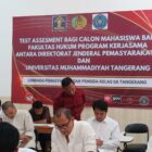 Lapas Pemuda Kelas IIA Tangerang menjalin kerjasama dengan Universitas Muhammadiyah Tangerang untuk menyelenggarakan program pendidikan S-1 Ilmu Hukum bagi narapidana