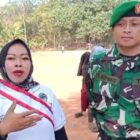 Kepala Desa (Kades) Peucangpari, Hj Sarhanah, menggelar berbagai perlombaan hiburan rakyat yang melibatkan seluruh warga desa