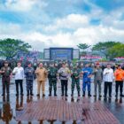 Kepolisian Daerah Maluku melaksanakan apel gelar pasukan operasi Mantap Praja Salawaku di lapangan Letkol Pol (Purn) Chr Tahapary, Kota Ambon, Senin (26/8/2024)