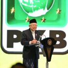 Partai Kebangkitan Bangsa (PKB) menetapkan Wakil Presiden Ma'ruf Amin sebagai Ketua Dewan Syura PKB periode 2024-2029 dalam Muktamar VI yang digelar di Bali Nusa Dua Convention Center, Kabupaten Badung, Bali, pada 24-25 Agustus 2024
