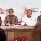 Menteri Sekretaris Negara Pratikno dalam keterangannya saat melakukan konferensi pers Bulan Kemerdekaan pada Kamis, 1 Agustus 2024, di Gedung Utama Kementerian Sekretariat Negara, Jakarta. Foto: BPMI Setpres/Rusman