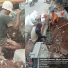 Berdasarkan laporan lapangan, kondisi jalan pasca-galian sangat buruk, dengan retakan dan lubang yang tak kunjung diperbaiki dengan baik