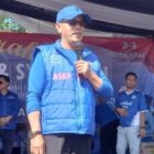 H.Asep Ikhsan, Ketua Fraksi Partai Demokrat DPRD Kabupaten Bandung, menyampaikan komitmennya di hadapan ribuan kader dan simpatisan untuk melanjutkan pembangunan Kabupaten Bandung melalui program Bedas Jilid 2,