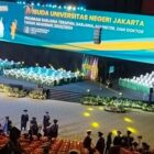 Universitas Negeri Jakarta (UNJ) mengukir sejarah baru dengan sukses menyelenggarakan Wisuda Tahun Akademik 2023/2024 pada Rabu, 18 September 2024, di Sentul International Convention Center (SICC)
