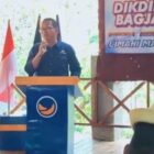 H Enang Sahri Lukmansyah, memberikan instruksi tegas kepada seluruh kader partai dan 5 anggota DPRD Kota Cimahi dari Partai NasDem agar mendukung penuh pasangan calon Walikota dan Wakil Walikota Cimahi, Dikdik Suratno Nugrahawan dan Bagja Setiawan.