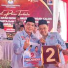 Pasangan Calon Wali Kota dan Wakil Wali Kota Serang, Budi Rustandi-Nur Agis Aulia, secara resmi mendapatkan nomor urut 02 dalam pengundian yang diselenggarakan oleh Komisi Pemilihan Umum (KPU) Kota Serang