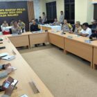 olda Maluku menggelar rapat analisa dan evaluasi (Anev) pengamanan kampanye Pilkada Serentak 2024 di Posko Operasi Mantap Praja (OMP) Salawaku, Rabu, 25 September 2024