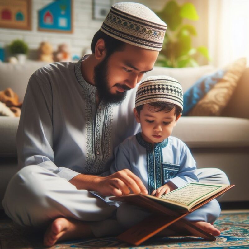 Menurut buku Mengakrabkan Anak pada Ibadah karya Ummi Aghla, Ayah harus aktif dalam pendidikan anak, terutama dalam membentuk karakter Islami mereka