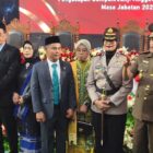 Kapolres Buru AKBP Sulastri Sukidjang menghadiri acara pelantikan 25 anggota DPRD Buru periode 2024-2029