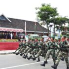 Kepala Kepolisian Daerah Maluku, Irjen Pol Drs. Eddy Sumitro M.Si, menghadiri upacara dan syukuran peringatan Hari Ulang Tahun (HUT) ke-79 Tentara Nasional Indonesia (TNI) yang berlangsung di Lapangan Merdeka, Kota Ambon, Sabtu (5/10/2024)