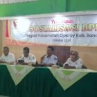 Acara sosialisasi dan silaturahmi antara Badan Permusyawaratan Desa (BPD) se-Kecamatan Ciparay