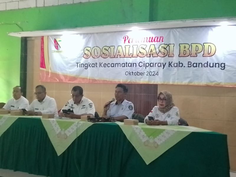 Acara sosialisasi dan silaturahmi antara Badan Permusyawaratan Desa (BPD) se-Kecamatan Ciparay