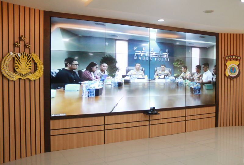 Bidang Humas Polda Maluku mengikuti rapat penting yang digelar oleh Kadiv Humas Polri, Irjen Pol Dr. H. Sandi Nugroho, S.I.K., S.H., M.Hum, melalui video conference pada Rabu, 9 Oktober 2024