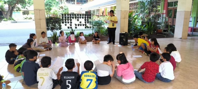 Sanggar Veritas, yang menjadi tempat pembinaan iman bagi anak-anak Katolik