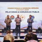 Kapolri Jenderal Polisi Drs. Listyo Sigit Prabowo menerima penghargaan bergengsi di ajang Kementerian dan Lembaga Negara Award 2024 yang diselenggarakan oleh Inews.