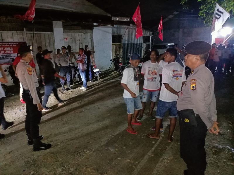 Kombes Pol Areis Aminnulla S.IK.M.H, dalam keterangannya menyampaikan bahwa pengamanan terhadap kampanye ini dilakukan oleh personel Satgas OMP Salawaku