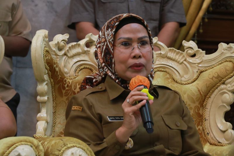 Bupati Serang Ratu Tatu Chasanah memastikan akan menduplikasi Program Desa Cinta Statistik (Desa Cantik) yang dipelopori oleh Badan Pusat Statistik (BPS) di seluruh desa di Kabupaten Serang