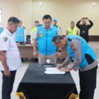 Biro Sumber Daya Manusia (SDM) Polda Maluku mengadakan kegiatan pengambilan sumpah dan penandatanganan pakta integritas bagi 43 peserta seleksi Pegawai Pemerintah dengan Perjanjian Kerja (PPPK)
