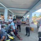 Satgas Banops Operasi Mantap Praja (OMP) Salawaku Polda Maluku, melaksanakan patroli perairan di negeri Tulehu, Kecamatan Salahutu, Kabupaten Maluku Tengah, Rabu (30/10/2024)