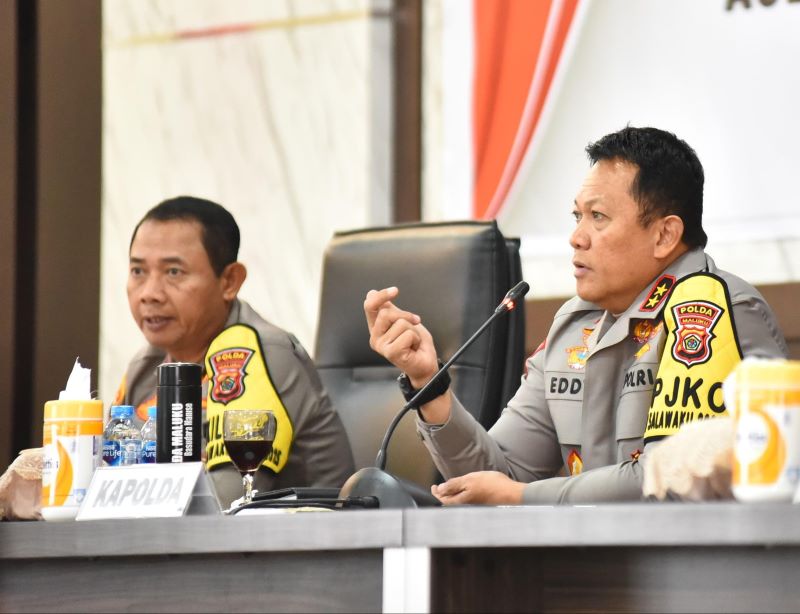 Kapolda Maluku, Irjen Pol. Drs. Eddy Sumitro Tambunan, M.Si, menegaskan komitmen Polda Maluku dalam mendukung Asta Cita Presiden RI Prabowo Subianto