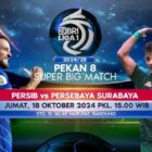 Persib Bandung akan menghadapi Persebaya Surabaya dalam laga panas pekan ke-8 Liga 1 2024/2025 yang digelar di Stadion Si Jalak Harupat, Soreang, Kabupaten Bandung, pada Jumat, 18 Oktober 2024 pukul 15.30 WIB
