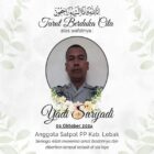 Yadi Suryadi, anggota Satuan Polisi Pamong Praja (Satpol PP) Kabupaten Lebak, dinyatakan meninggal dunia setelah mengalami luka parah akibat demo anarkis yang terjadi pada 23 September 2024