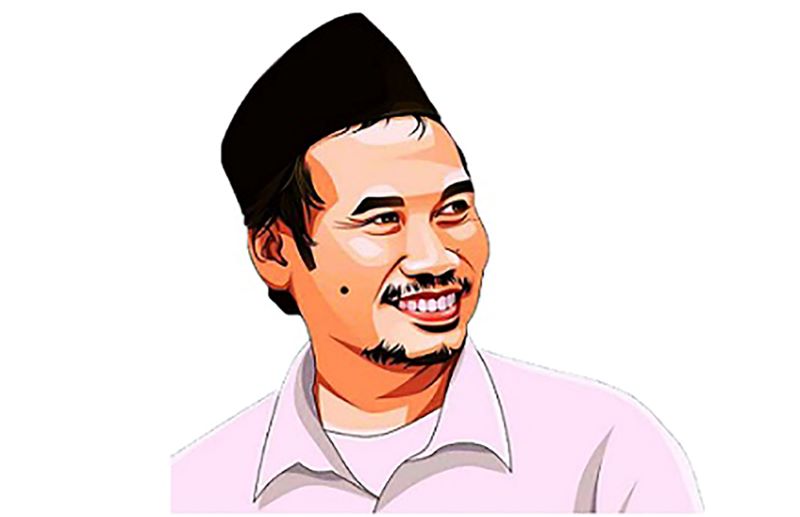Ulama kharismatik Ahmad Bahauddin Nursalim atau yang dikenal sebagai Gus Baha