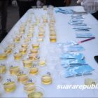 Ratusan personel Polresta Cirebon mengikuti tes urine sebagai langkah pencegahan dini terhadap penyalahgunaan narkob