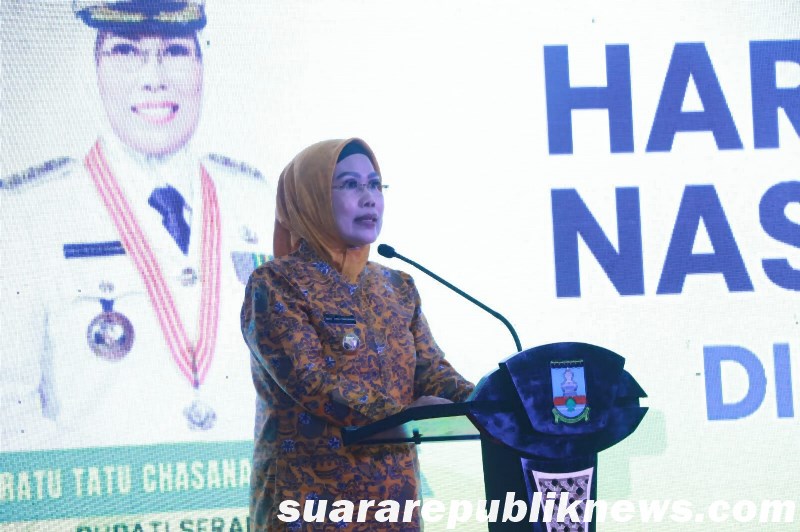 Bupati Serang, Ratu Tatu Chasanah, menegaskan komitmen Pemerintah Kabupaten Serang untuk terus mengedukasi masyarakat dalam menerapkan Perilaku Hidup Bersih dan Sehat (PHBS)
