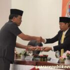 Bupati Humbang Hasundutan, Dosmar Banjarnahor, SE, menyampaikan Nota Pengantar atas Rancangan Peraturan Daerah (Ranperda) tentang Anggaran Pendapatan dan Belanja Daerah (APBD) Tahun Anggaran (TA) 2025 pada Rapat Paripurna DPRD Kabupaten Humbang Hasundutan, Senin, 18 November 2024