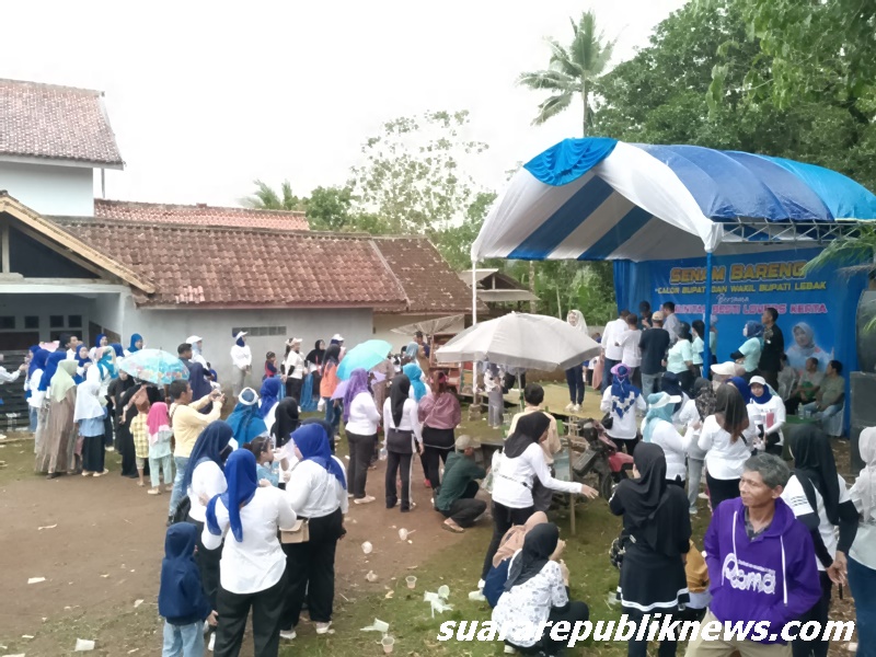 Acara senam bersama yang digelar oleh Calon Bupati dan Wakil Bupati Lebak nomor urut 02 di Desa Kerta, Kecamatan Banjarsari, pada Rabu (20/11/2024) justru menyisakan kekecewaan mendalam bagi pengunjung dan pedagang